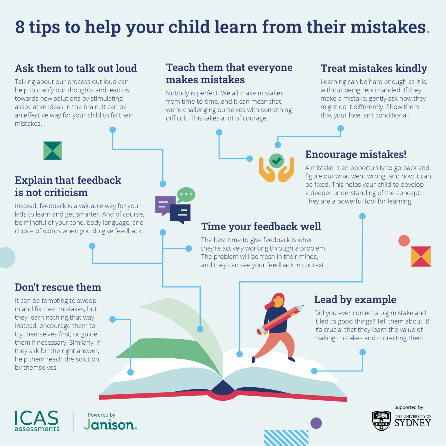 8 Tips To Help Your Child Learn From Their Mistakes | ICAS Assessments