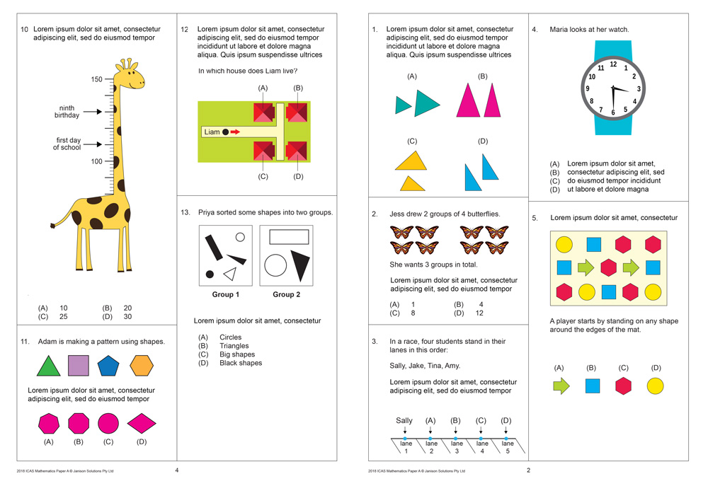 ICAS Year 3 test