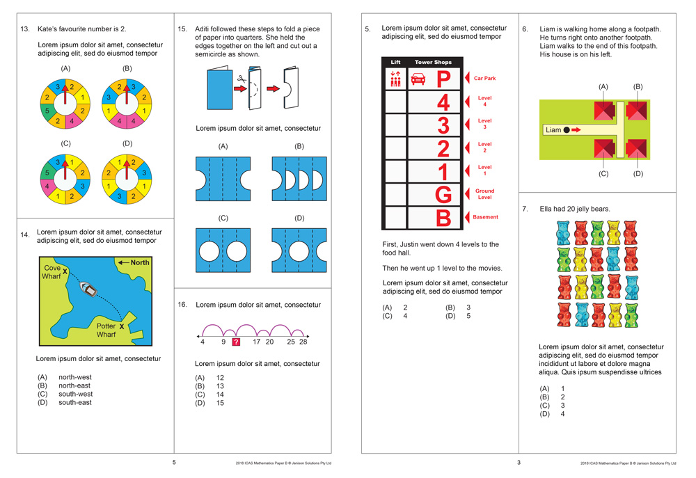 ICAS Year 4 test