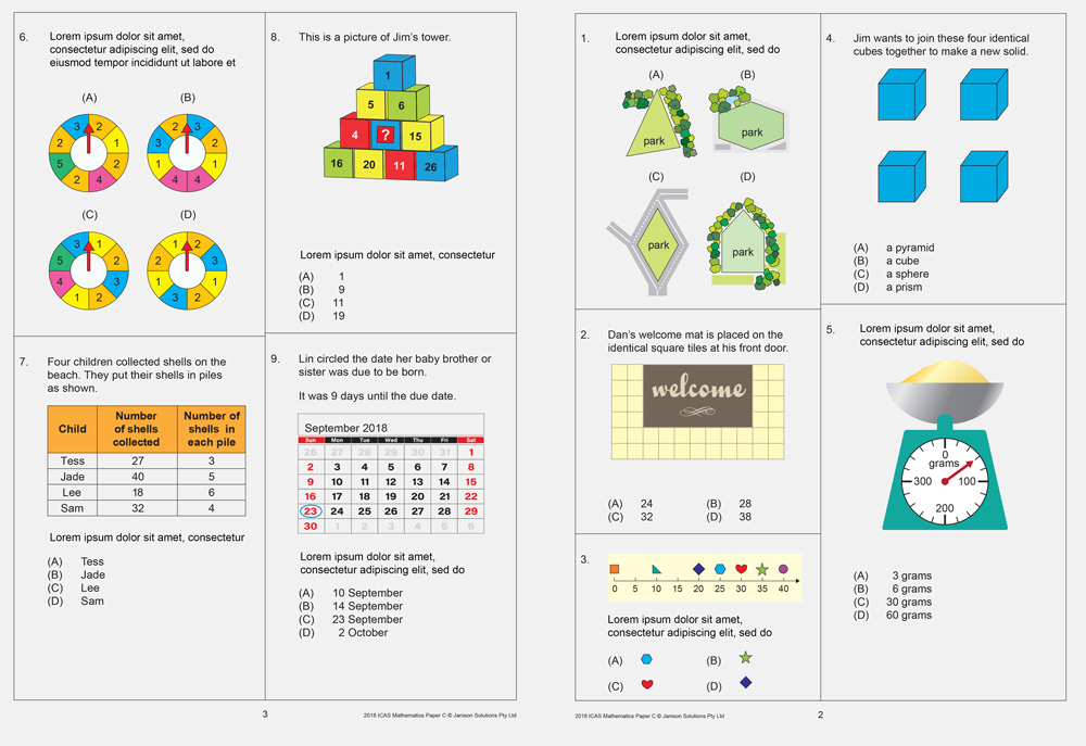 ICAS Year 5 test