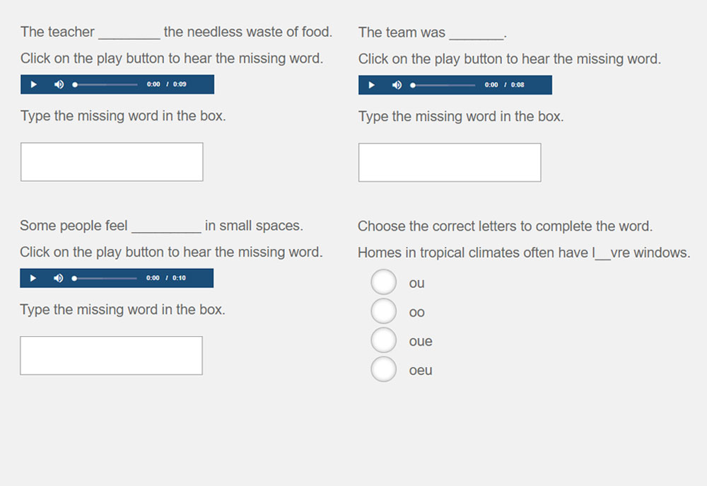 ICAS Year 6 test