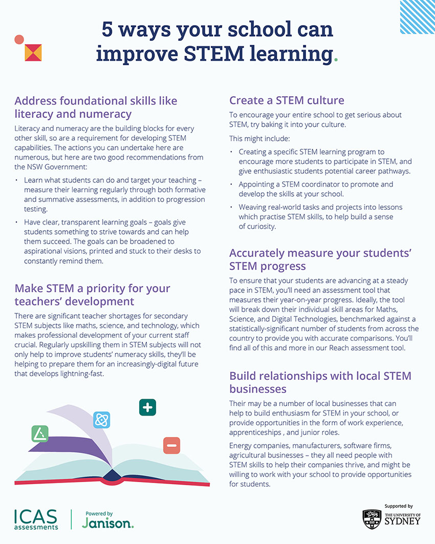 how your school can improve stem learning