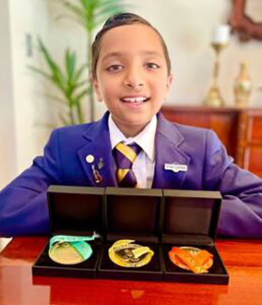 ICAS medalist Dhruv photo