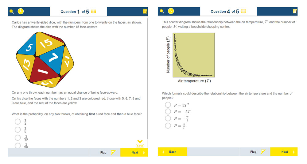 ICAS Year 11 Mathematics test