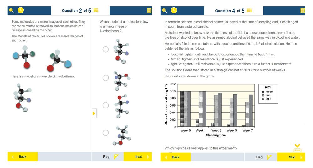 ICAS Year 11 Science test