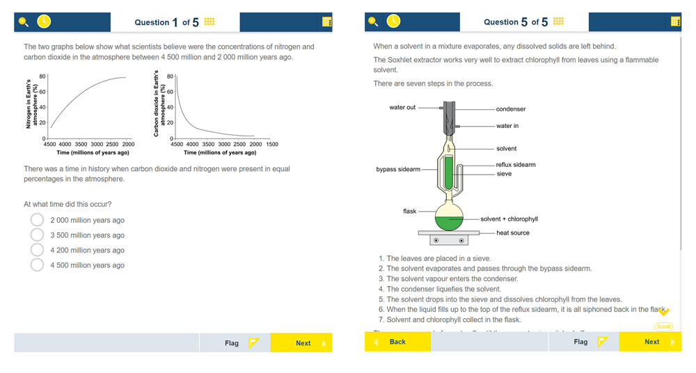 ICAS Year 12 Science test